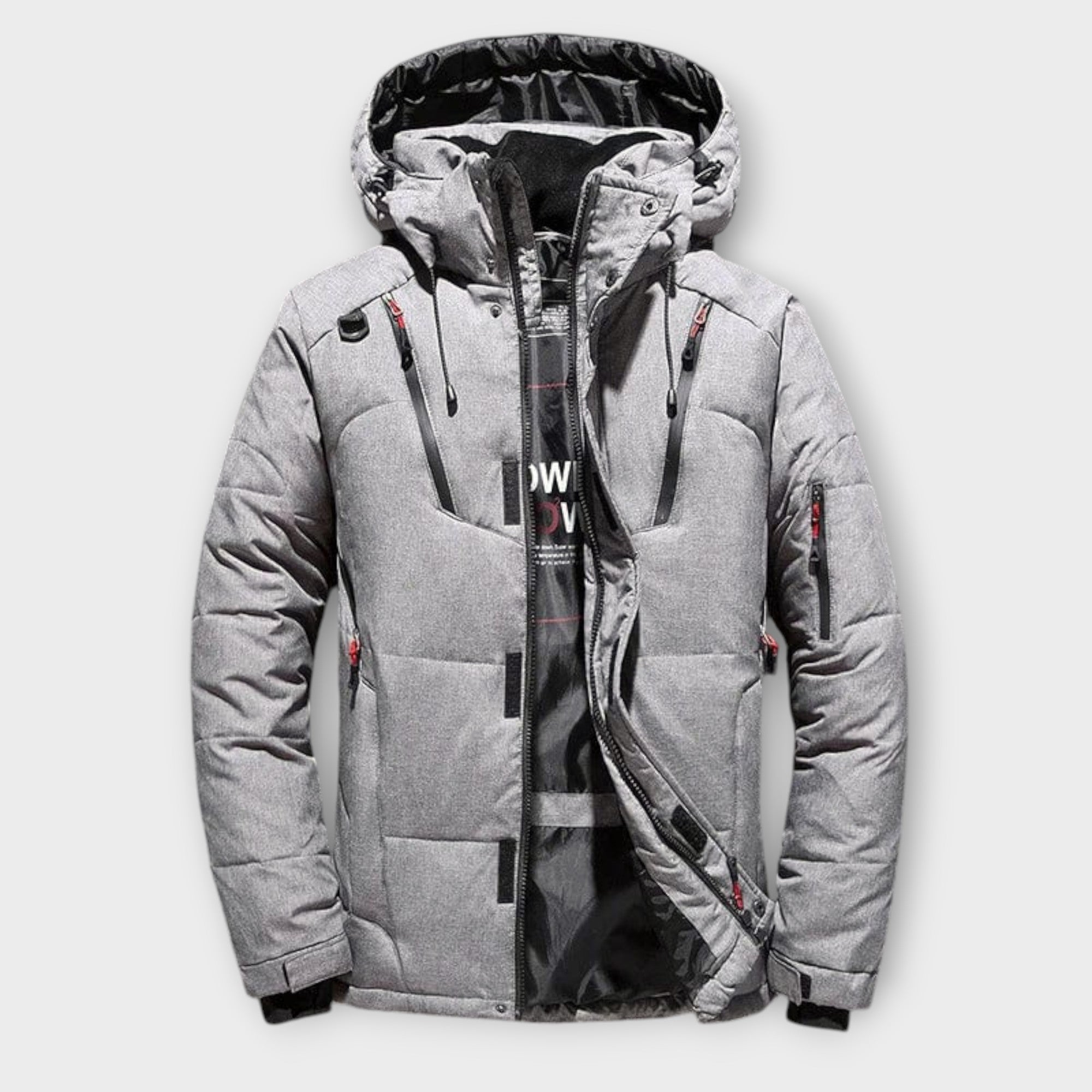 Heren winter gewatteerde parka | met capuchon