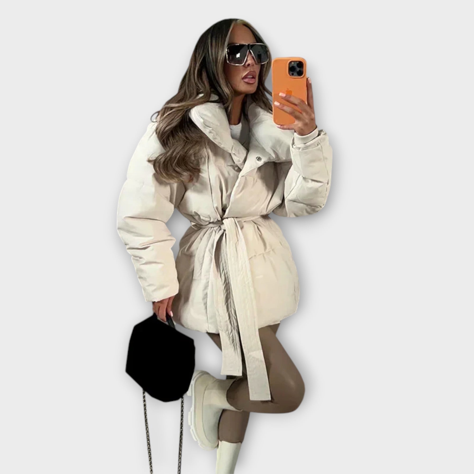 Dames gewatteerde winter parka | warm