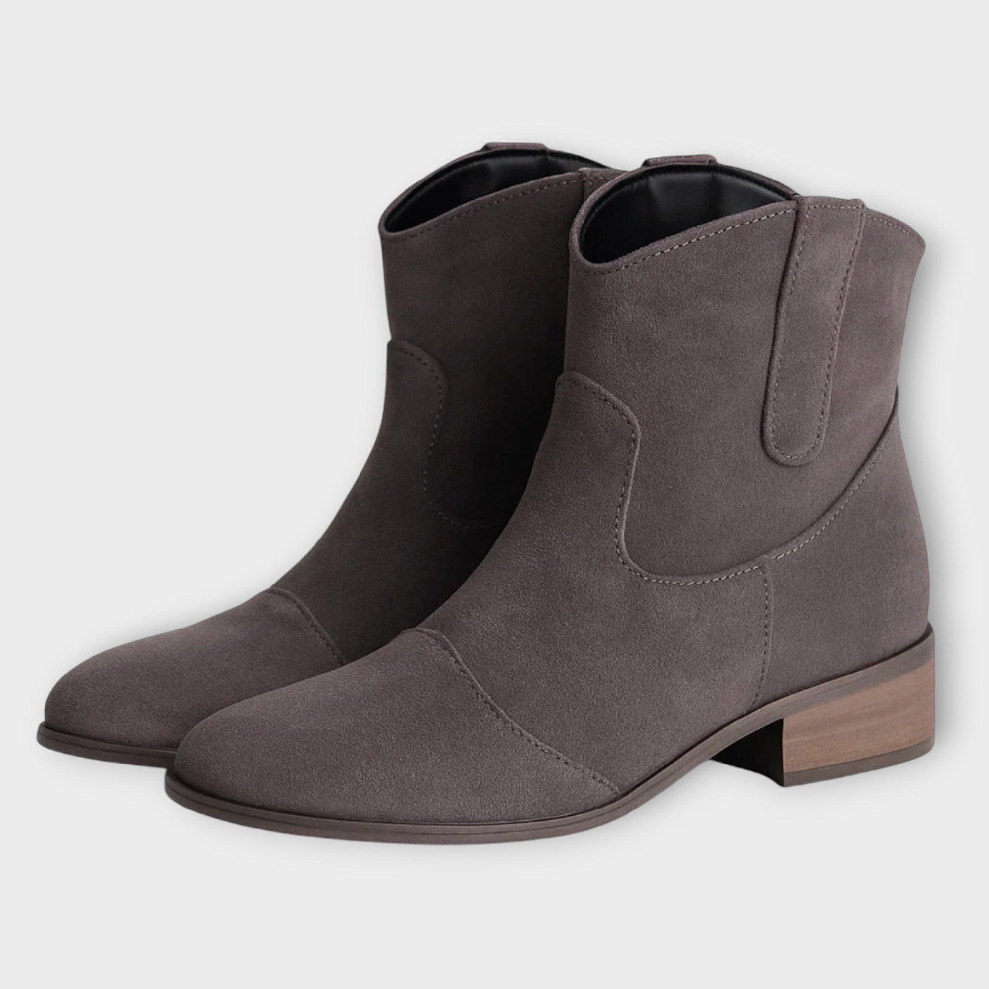 Dames Suede Enkellaarsjes | winter