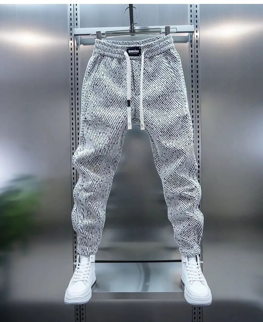 Leon™ | Casual broek met patroon