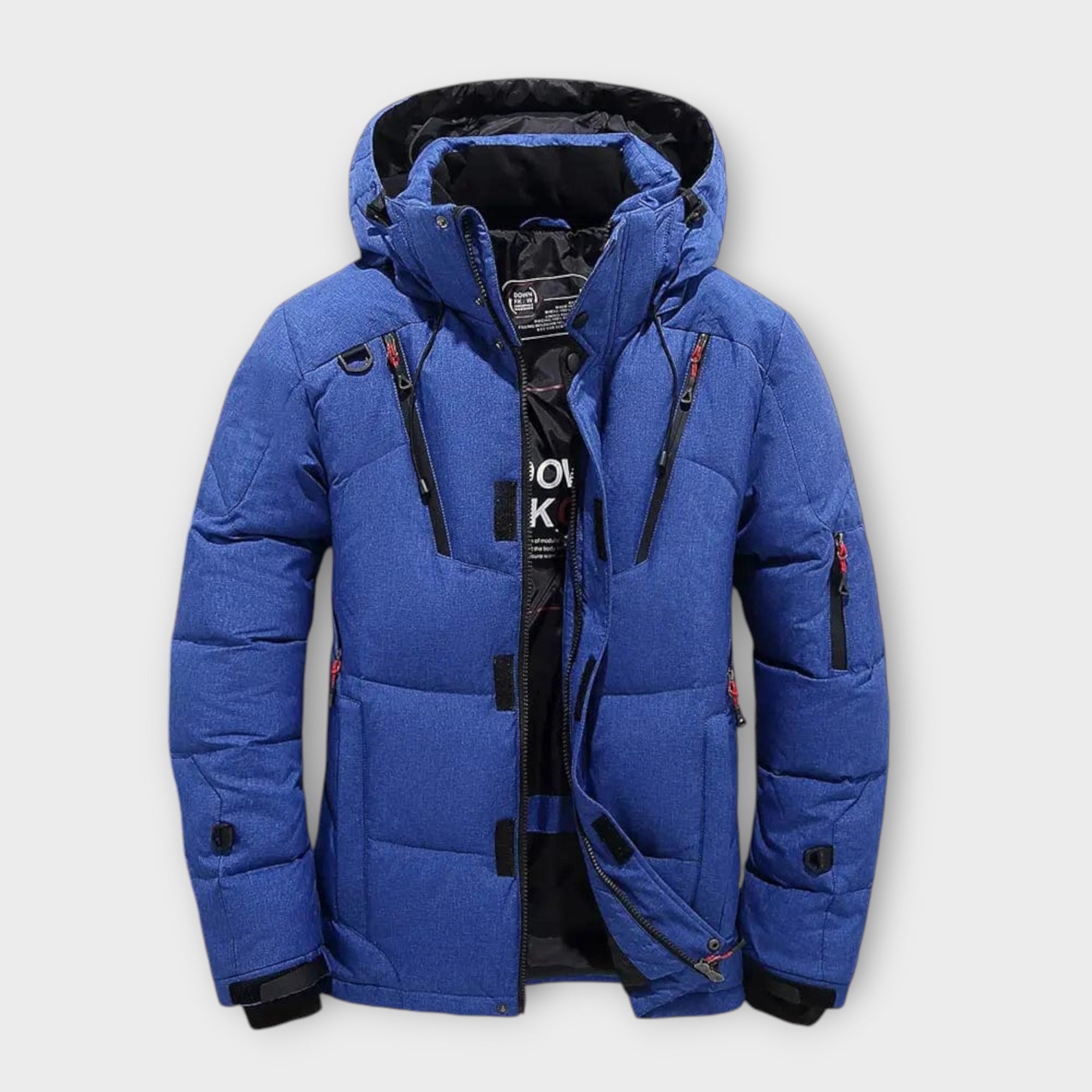 Heren winter gewatteerde parka | met capuchon