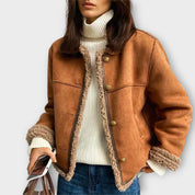 Dames leren wollen Jas | warm