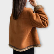 Dames leren wollen Jas | warm