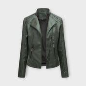 Dames leren jas | zwart