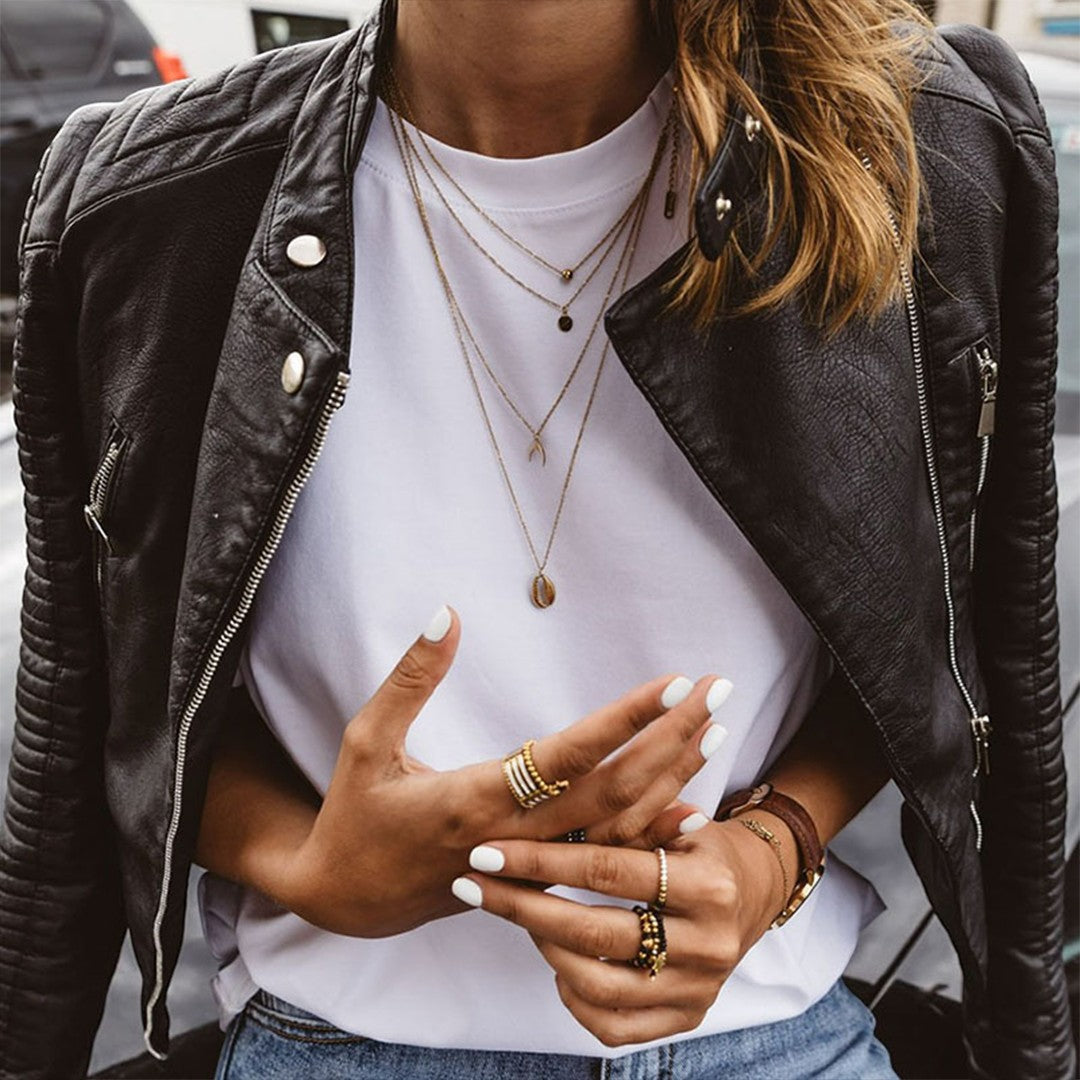 Dames Leren Jas | Kort