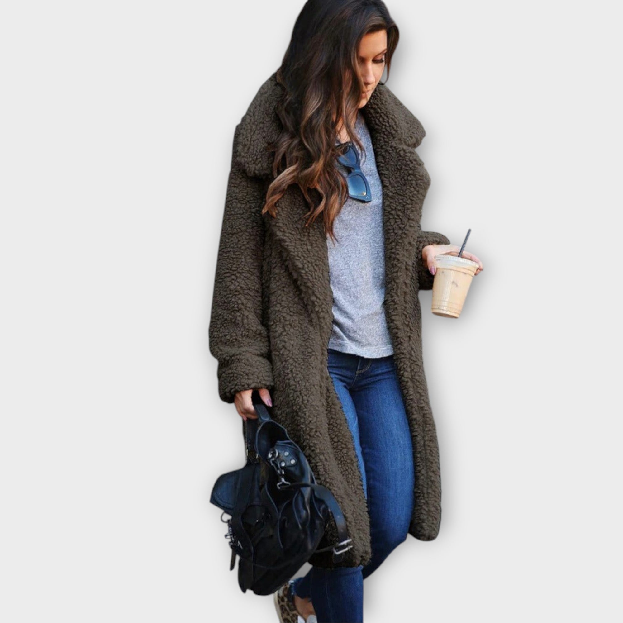 Dames Lange Warme Vest | Fleece