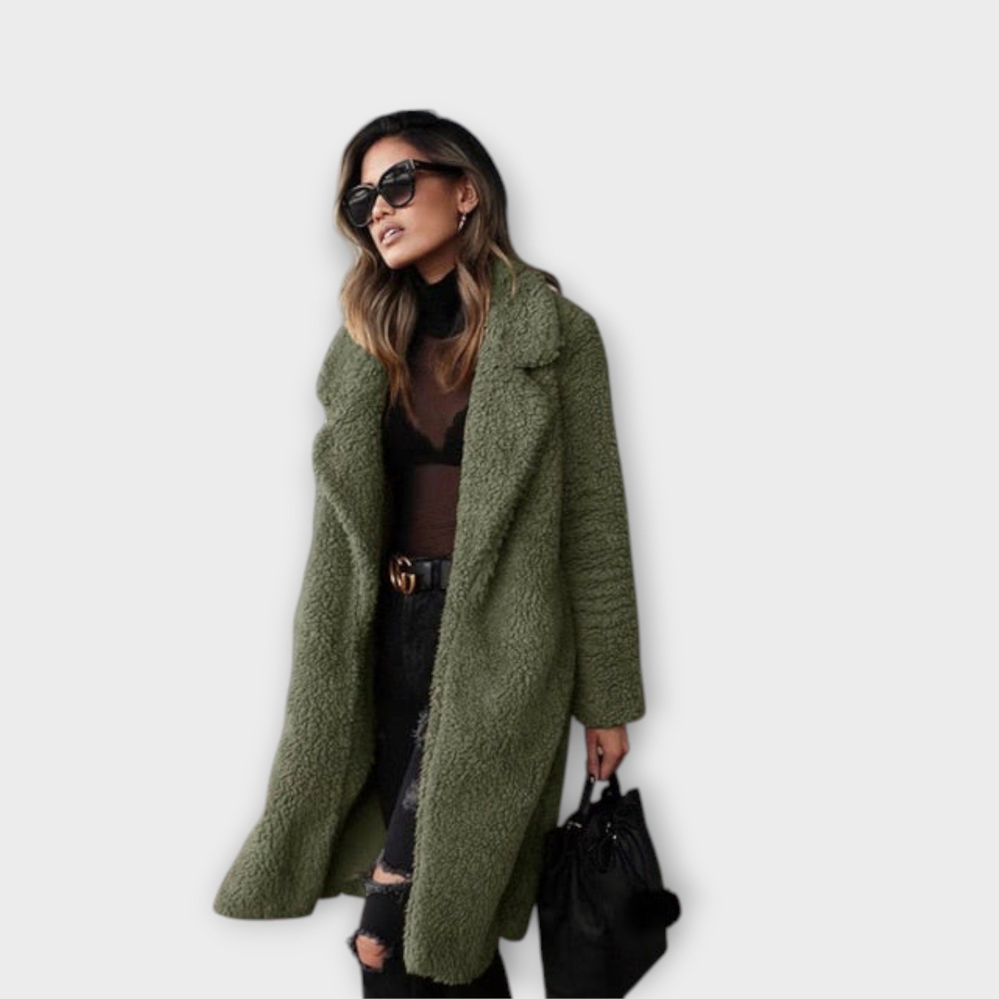 Dames Lange Warme Vest | Fleece