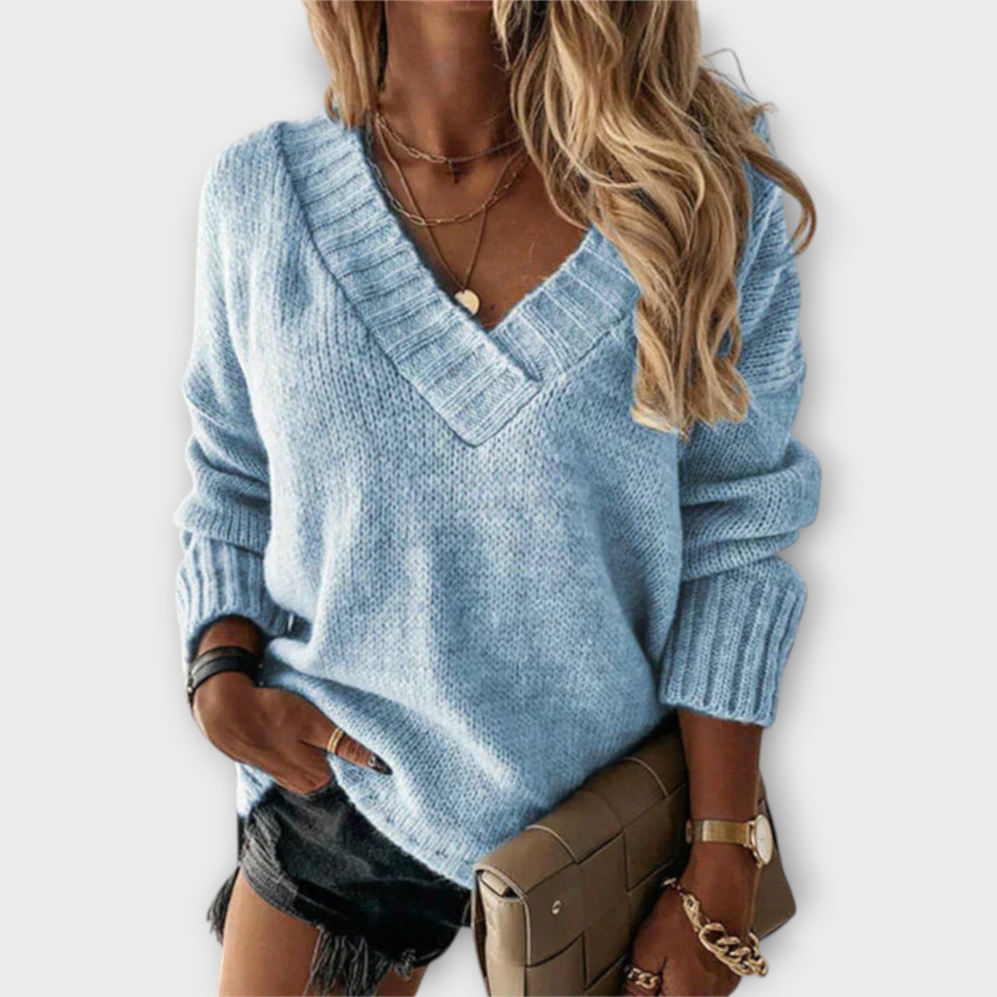 Dames V-hals Trui | Oversized