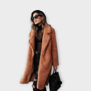 Dames Lange Warme Vest | Fleece