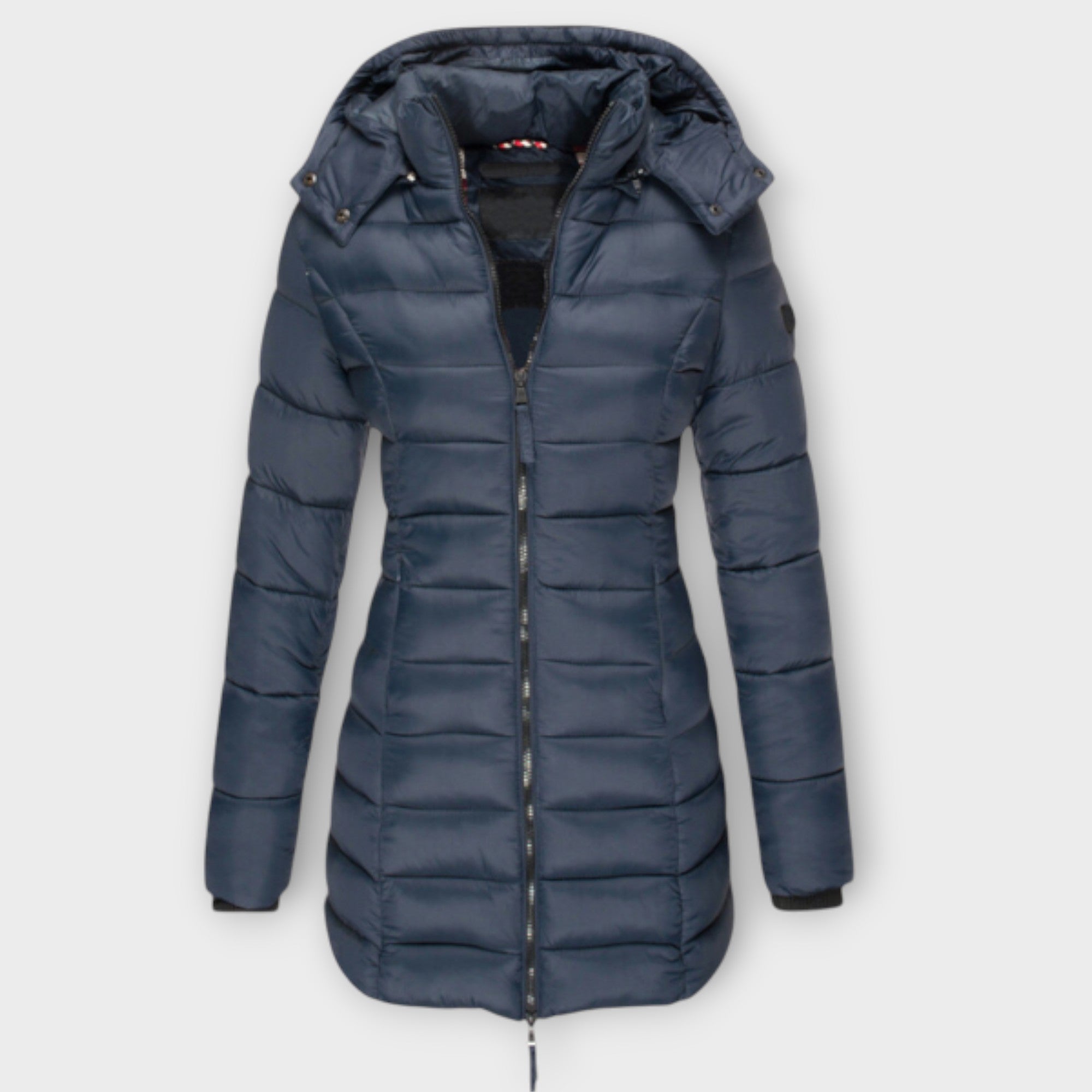 Dames Lange Winterjas | Gewatteerd