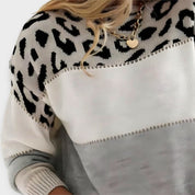 Dames Panterprint Sweater | Gestreept