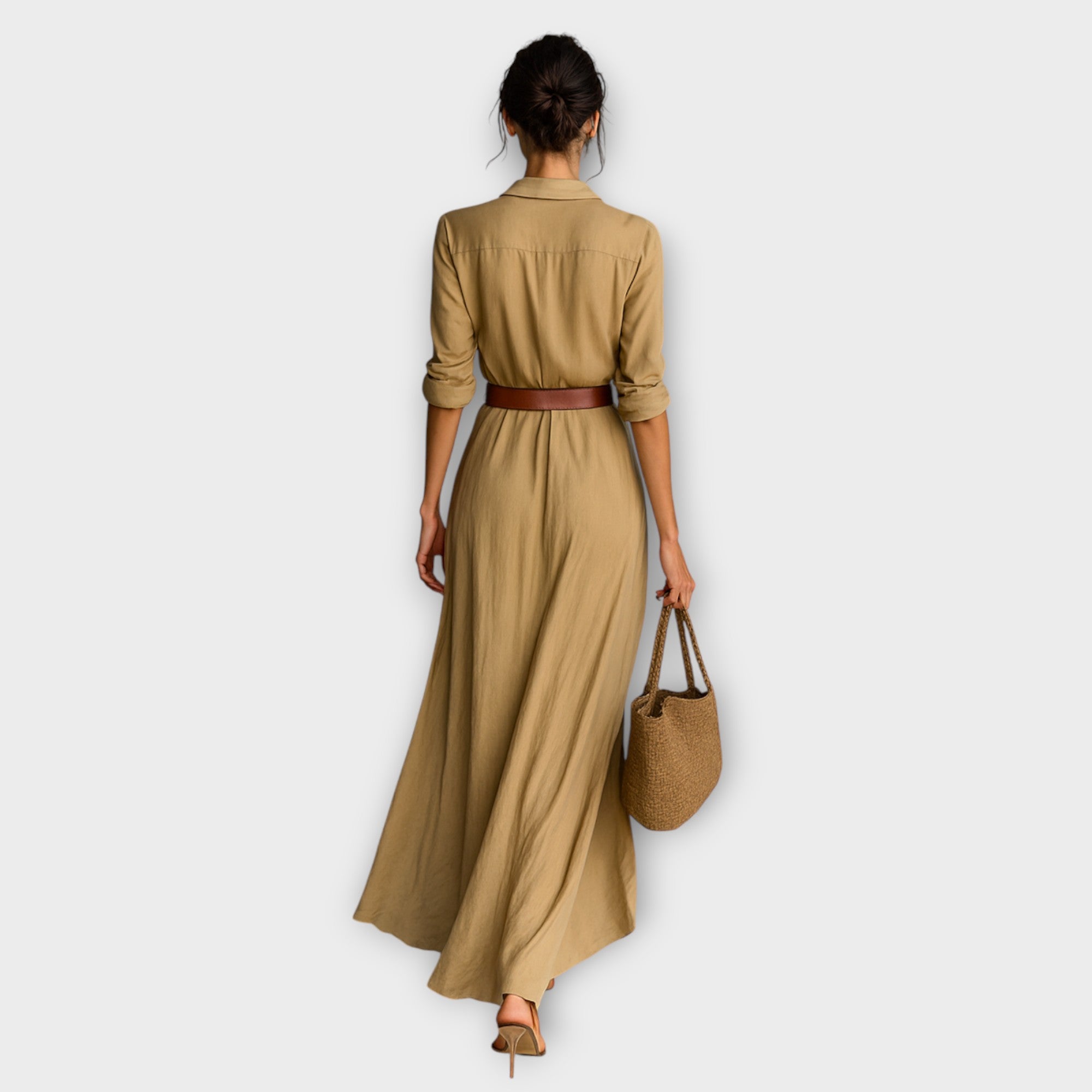 Dames Maxi Jurk | Lange Mouwen