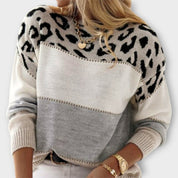 Dames Panterprint Sweater | Gestreept