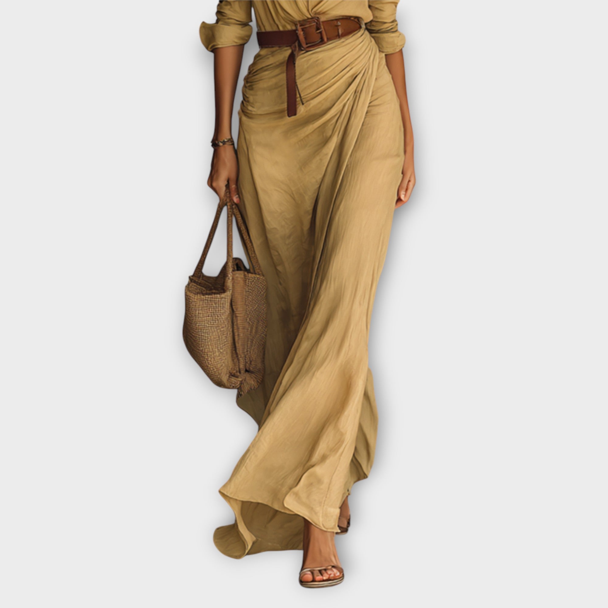 Dames Maxi Jurk | Lange Mouwen