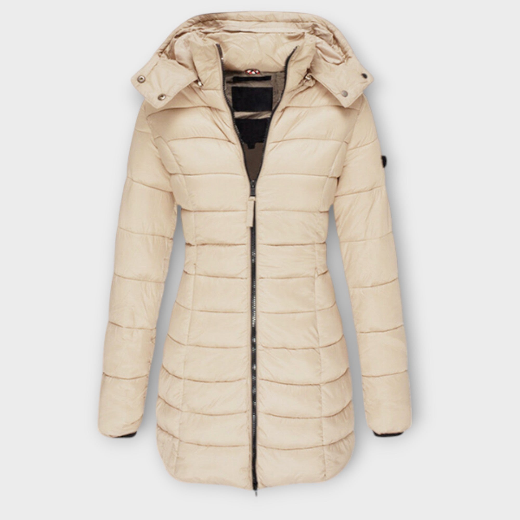 Dames Lange Winterjas | Gewatteerd