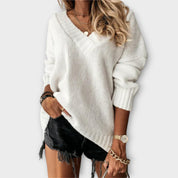 Dames V-hals Trui | Oversized