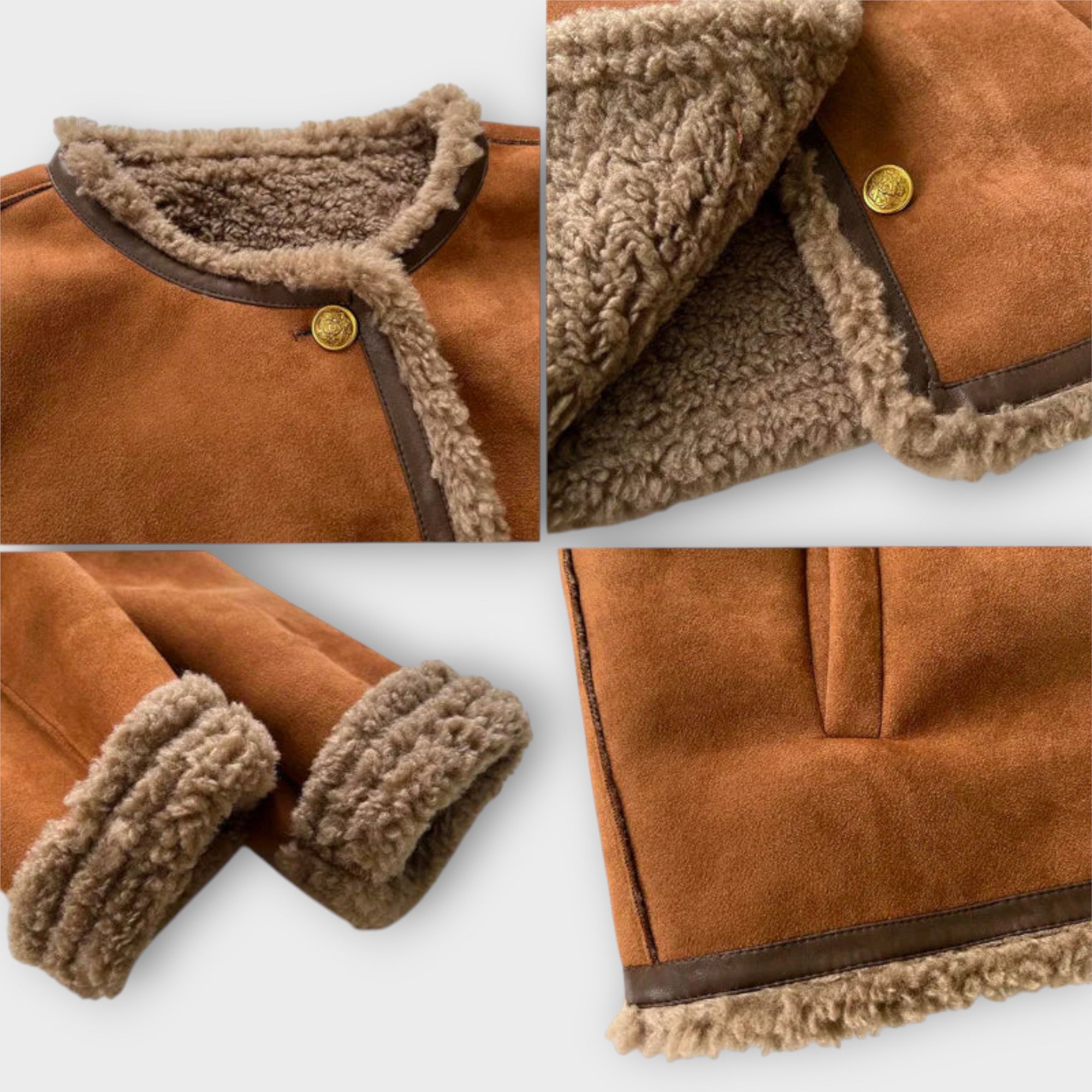 Dames leren wollen Jas | warm