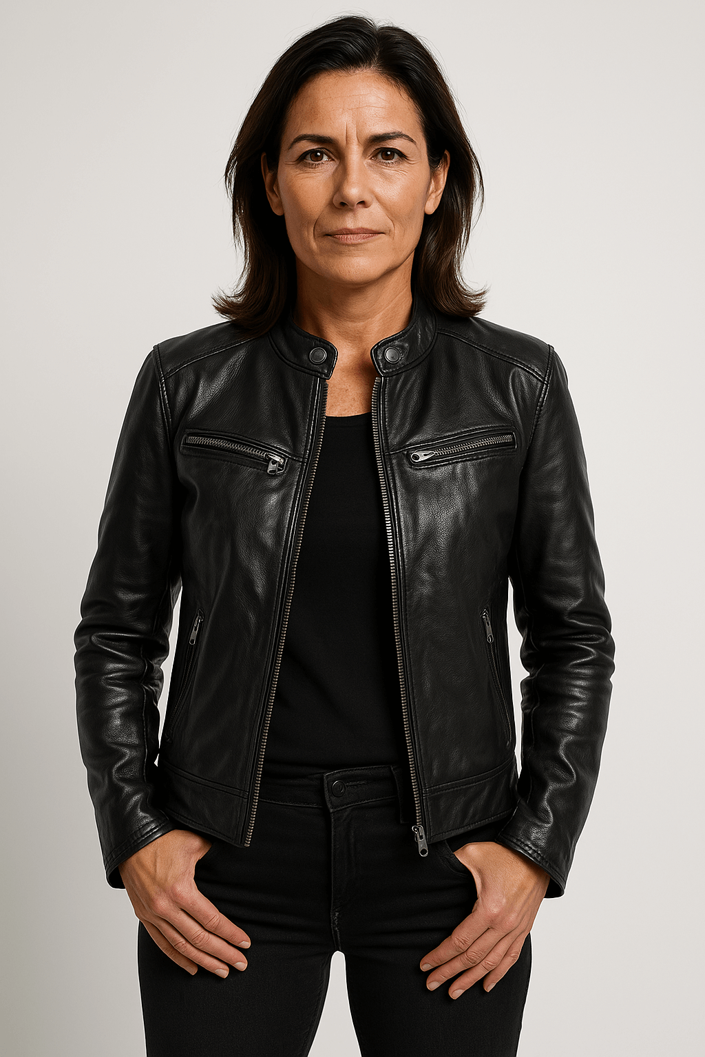 Laluna® | Casual Leren Jack
