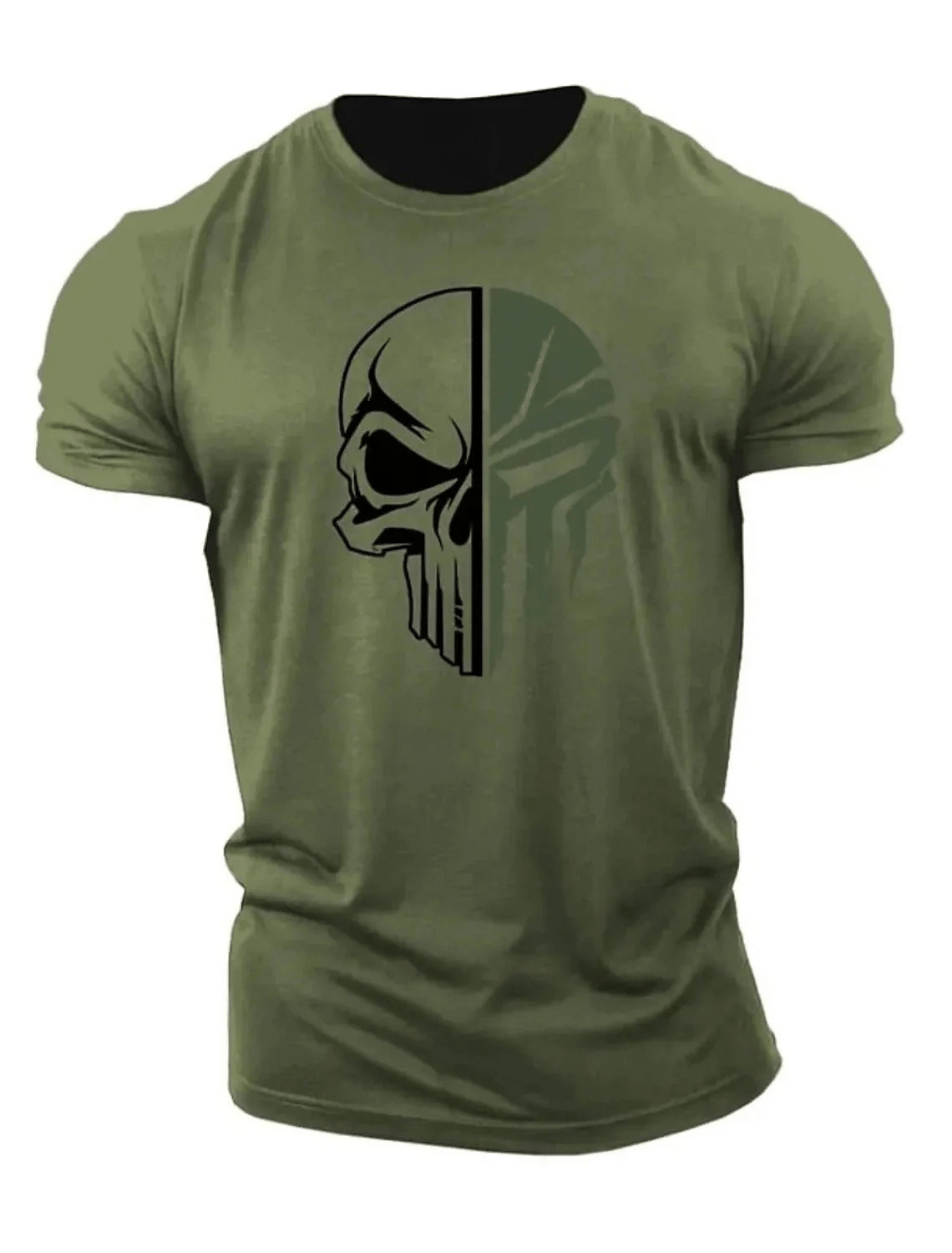 Victor™ – Militair Skull T-Shirt