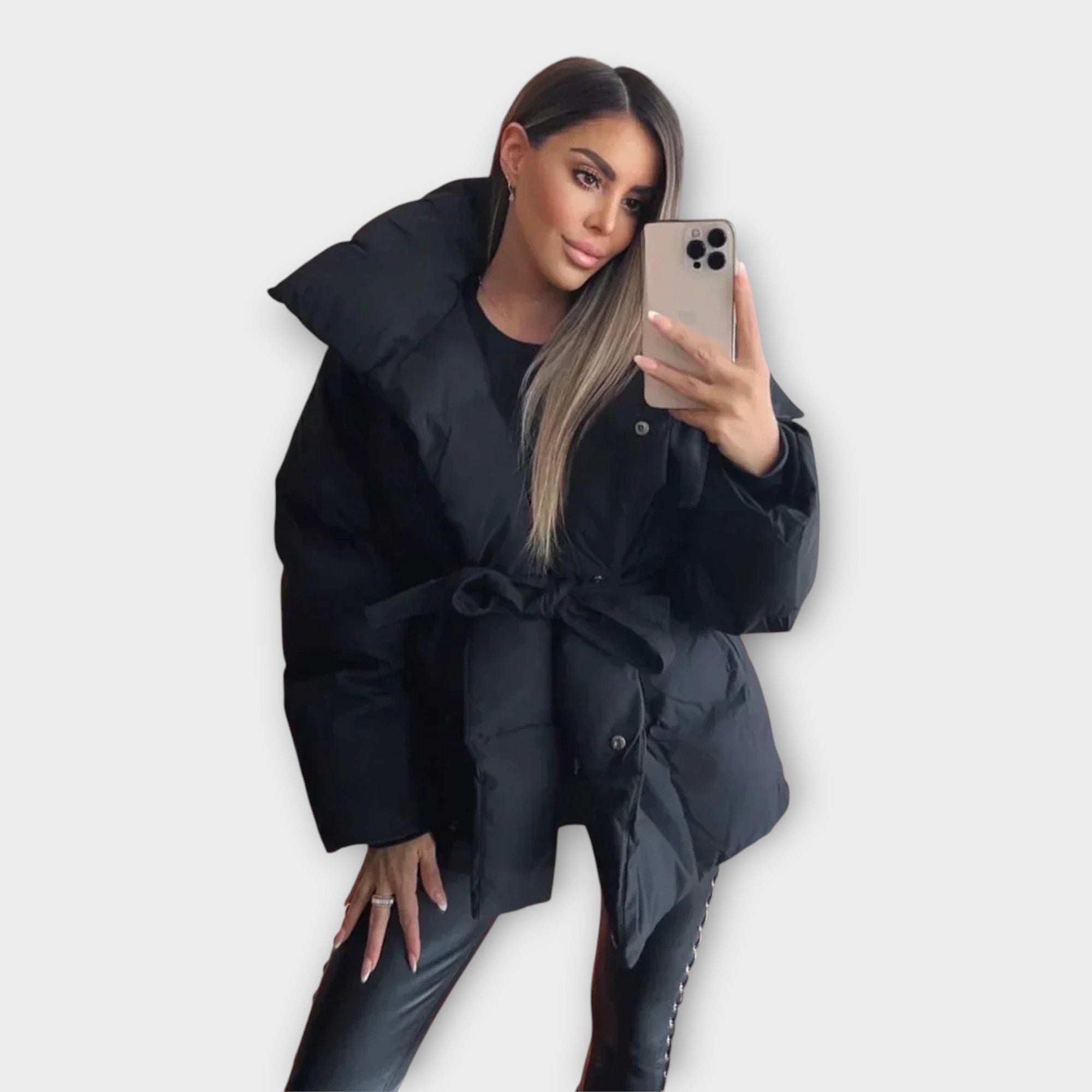 Dames gewatteerde winter parka | warm