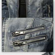 Heren winter leren Jas | zonder capuchon